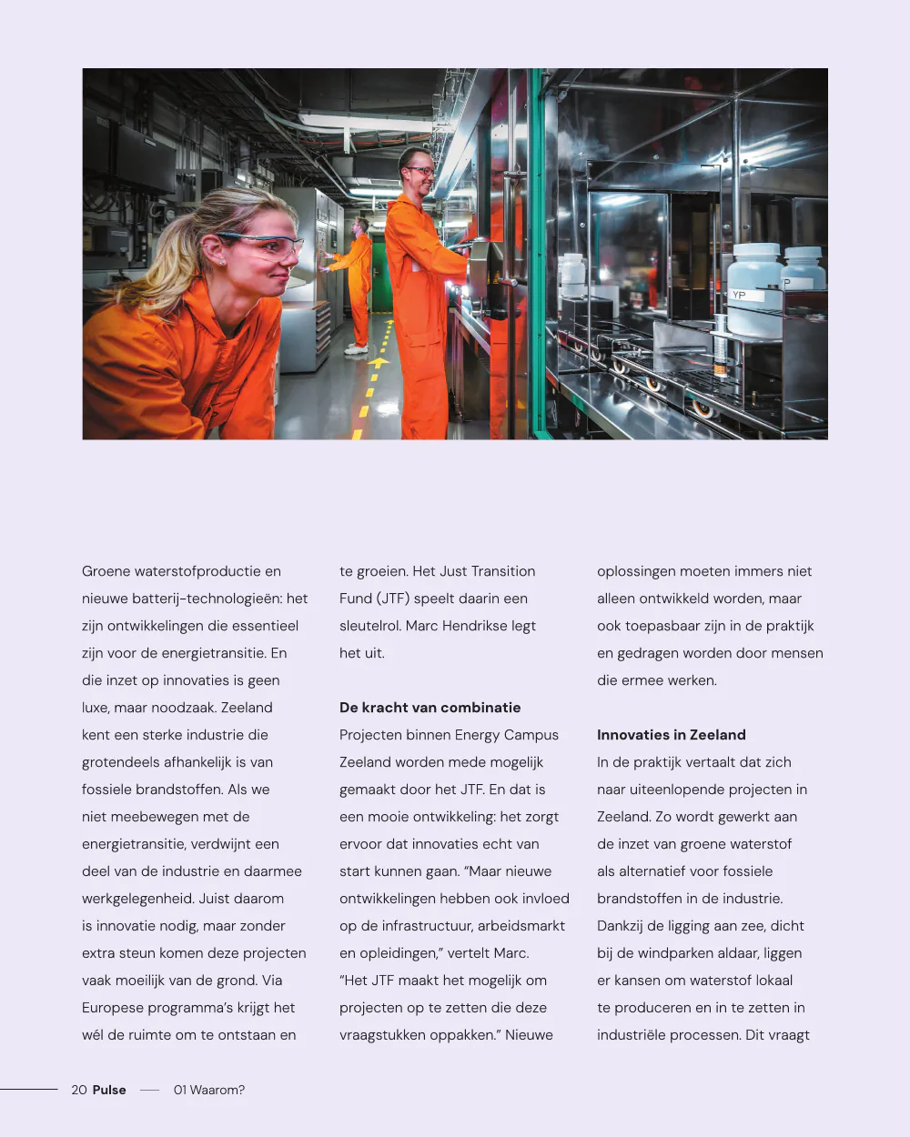 Pulse, pagina 20: Europese impuls voor de Zeeuwse energietransitie